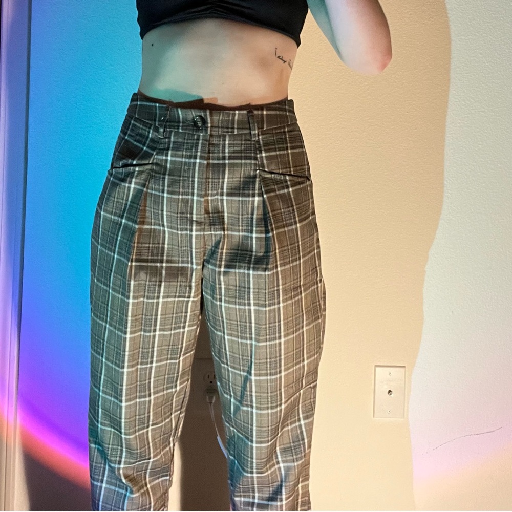 plaid pants